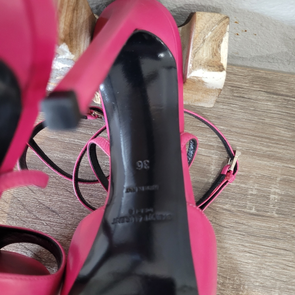 Saint Laurent Pink Plataform Sandals, size 36 - Picture 12 of 15
